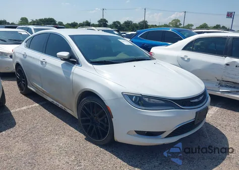 2015 Chrysler 200 Limited из США, поврежденный, VIN 1C3CCCAB1FN574001